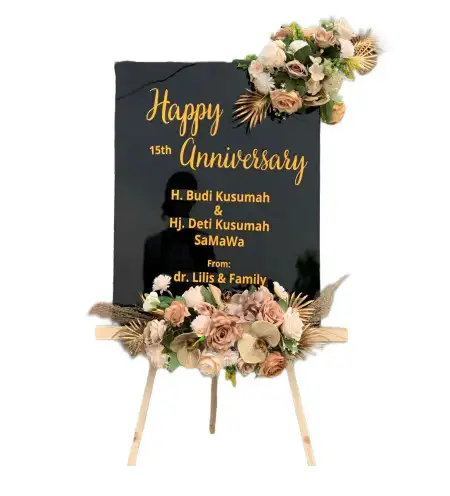 Papan Bunga Akrilik Cikunten