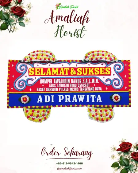 Papan Bunga Ucapan Selamat Cikunten