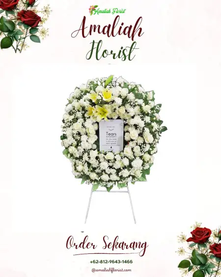 Krans Bunga Duka Cikunten