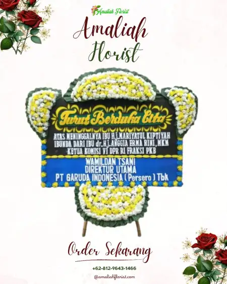 Papan Bunga Duka Cikunten